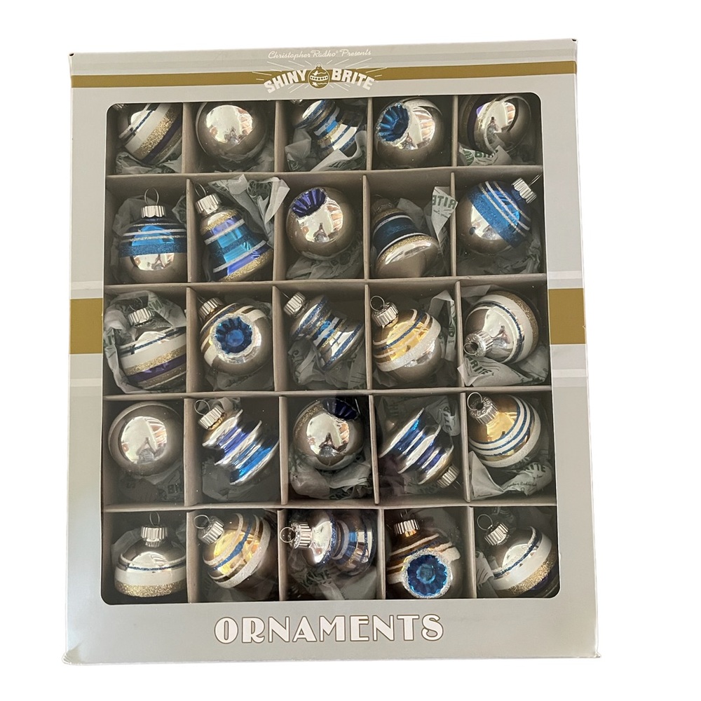 Christopher Radko Shiny Brite Ornaments New